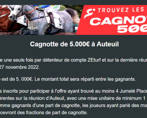 promo zeturf auteuil