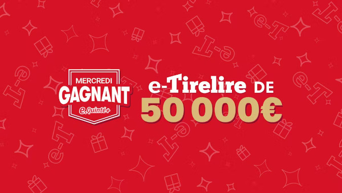 e-tirelire du mercredi: 50.000 euros le 24 avril 2024