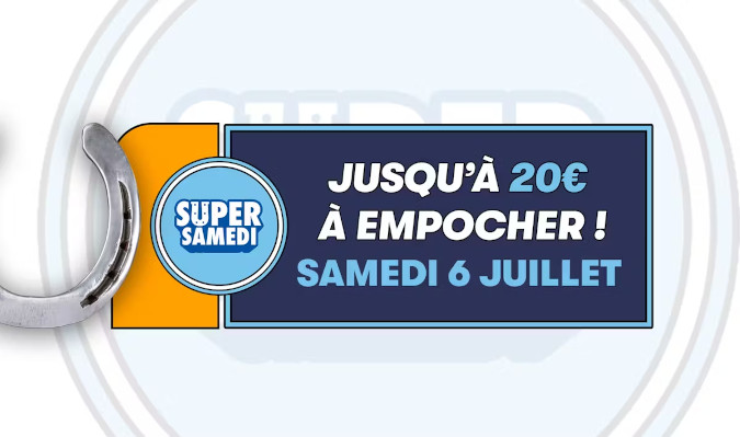 Super Samedi juillet 2024 : empocher des bonus avec le pmu