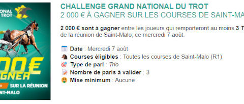 Challenge Genybet pour le GNT à Saint-Malo le 7 août 2024