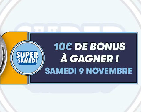 Super Samedi novembre 2024 : des bonus à gagner avec le pmu